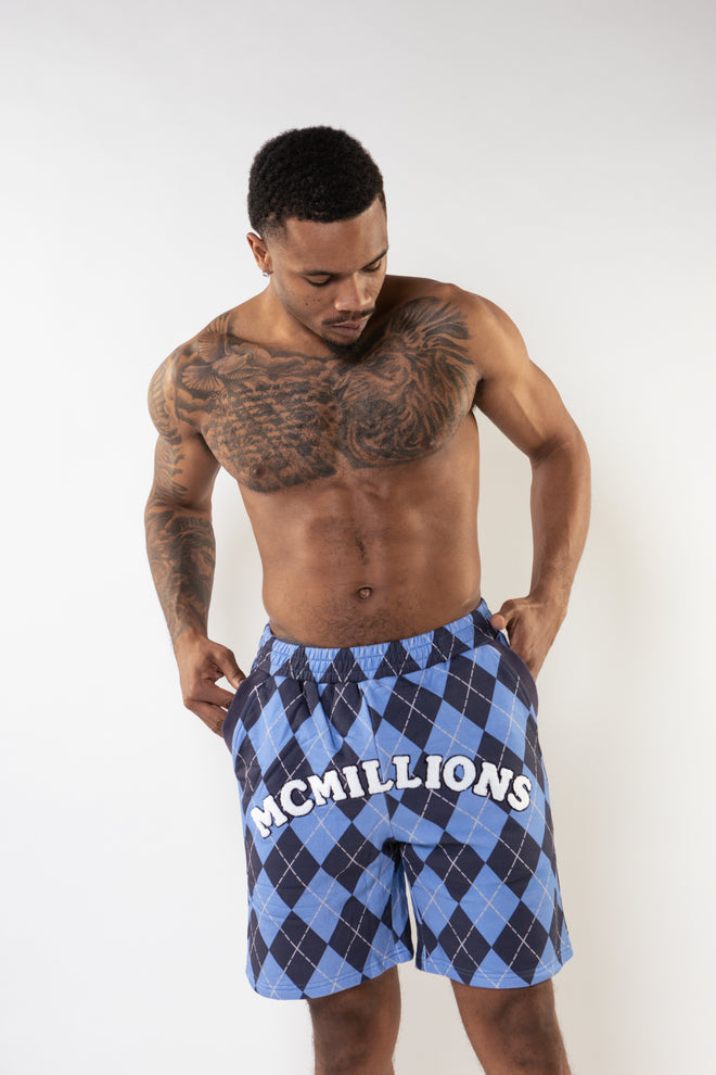 MCMILLIONS CHANEL PATCH SHORTS