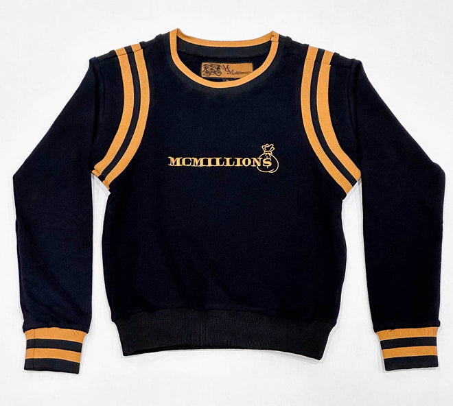 KIDS STRIPED MONEYBAG JOGGING TOP