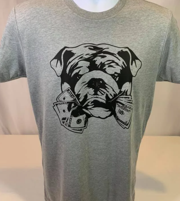 McMILLION'S BULLDOG HEAD T-SHIRT