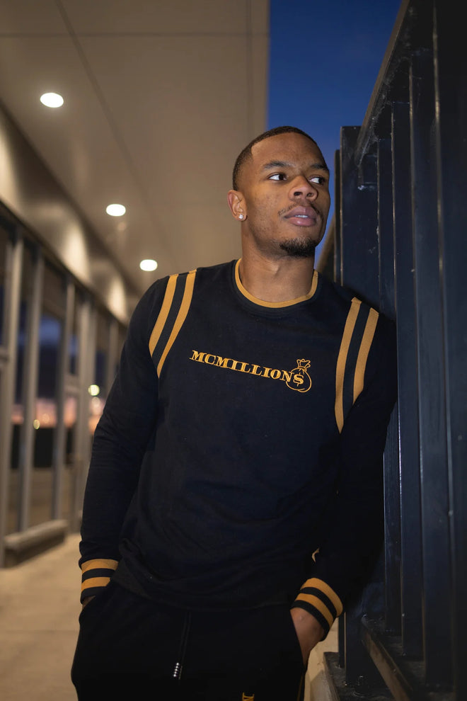 STRIPED MONEYBAG JOGGING TOP