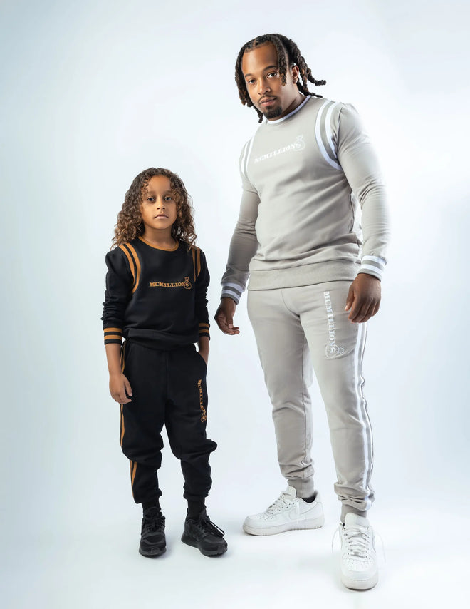 STRIPED MONEYBAG JOGGING BOTTOM