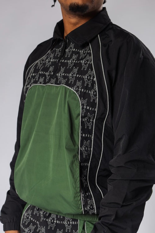 MCMILLIONS MONOGRAM WINDBREAKER TOP
