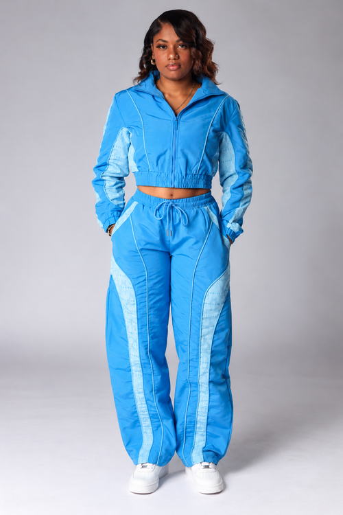 MCMILLIONS WOMEN MONOGRAM WINDBREAKER JACKET