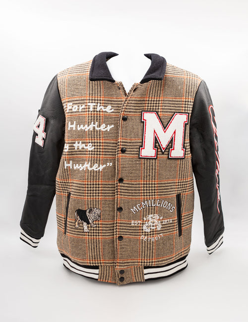 MCMILLIONS PLAID VARSITY JACKETS