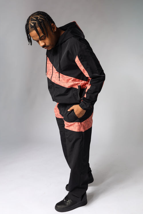 MCMILLIONS MONOGRAM WAVY WINDBREAKER PANTS