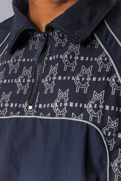 MCMILLIONS MONOGRAM WINDBREAKER TOP