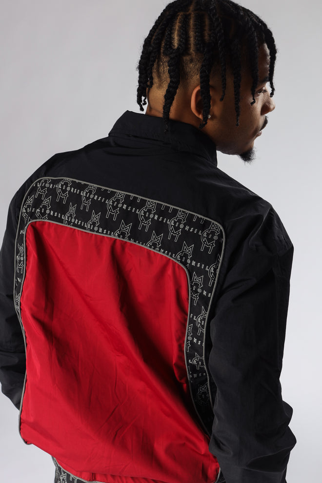 MCMILLIONS MONOGRAM WINDBREAKER TOP