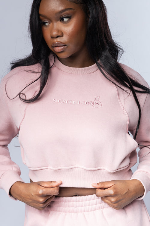 WOMENS FLEECE JUMPSUIT CROP TOP