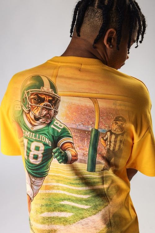 FOOTBALL BULLDOG T-SHIRT