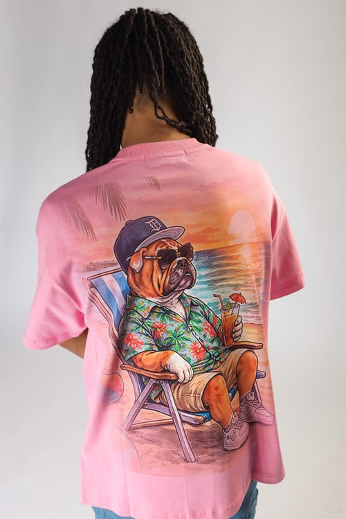 BEACH BULLDOG T-SHIRT