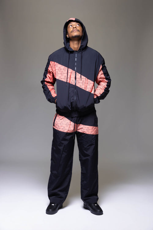 MCMILLIONS MONOGRAM WAVY WINDBREAKER PANTS